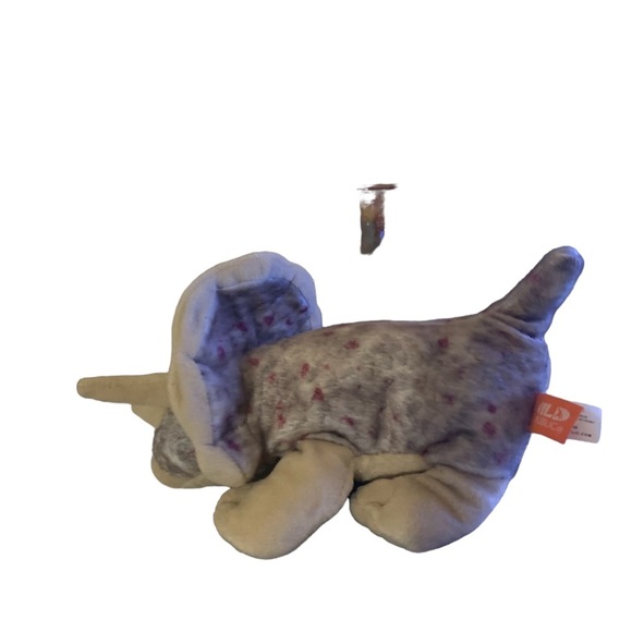 Wild Republic 8” Triceratops Plush - Picture 2 of 5